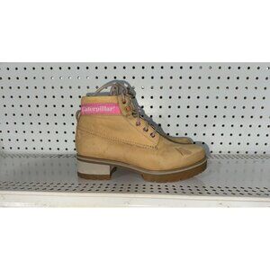 Caterpillar Stopwatch Womens Leather Casual Lace Up Work Boots Booties Size 7